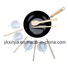 Kitchenware Carbon Steel Non-Stick Wok Cookware